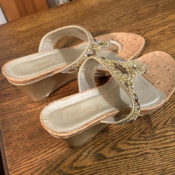 Madeline Stewart heeled rhinestone sandal  size 7 - Picture 13 of 13